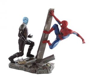 amazing spider-man 2 electro statue set blu ray 3d